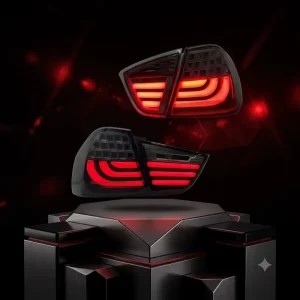Upgrade Fiber Optic LED Tail Light for BMW 3 Series E90 Dynamic Light Guide Sequential Indicator Rear Lamp Set
