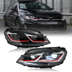 Upgrade Full LED Golf 7.5 Style Headlight Lamp Car Head Light Assembly for Volkswagen VW Golf MK7 Golf 7 Golf 7.5