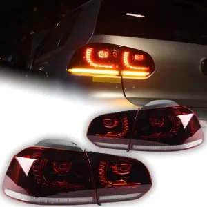 Upgrade LED Tail Light Assembly For VW Golf 6 With Dynamic Animated Signal Brake Reverse Plug And Play