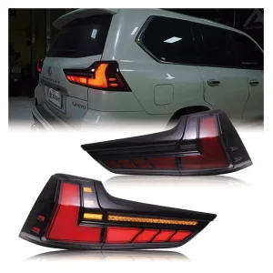 Upgrade Modified LED Rear Lights, Integrated Running, Turn Signal Lamp Brake Light for LEXUS LX570 2016-2020