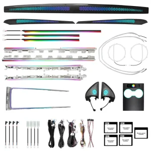 Upgrade Symphony Led Car Interior Ambient Light Accessories for Tesla Model 3 Y Atmosphere Light Strip Decoration