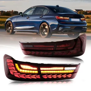 Upgrade for BMW 3 Series G20 G80 Dragon Scale LED Rear Lamp Assembly Taillight Tail Light Back Light Accessories