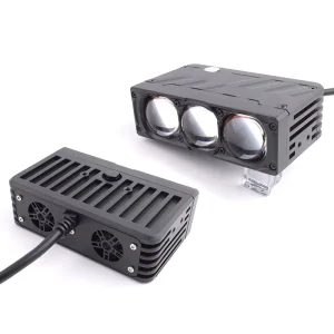 Upgraded LED Grill Light 3 Lens 80W 6500K Auxiliary Lamp LED Driving Light Waterproof Front Grill Light