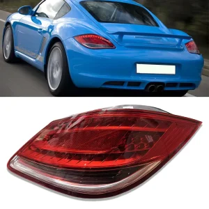 Used LED Clear Rear Tail Light Assembly for Boxster Cayman 987 04-12 Upgrade DRL Turn Signal Brake StopLamps