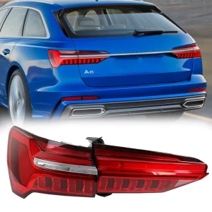 Used OEM LED Tail Lights for Audi A6 A6L S6 RS6 C8 4K5 Avant Wagon Original Dismantled Dynamic Rear Taillight Assembly