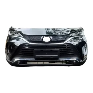 Used Original Front Bumper Assembly With Headlight & Radiator for Toyota Harrier Auto Body Kit Car Parts