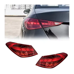 Used Original LED Tail Lights for Mercedes Benz C-Class W206S206 C200 C260 C300 Estate Wagon Rear Taillight Tail Light