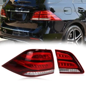 Used Original LED Tail Lights for Mercedes GLE W166 GLE300 GLE320 GLE350 GLE400 Facelift SUV Rear Taillight Tail Light