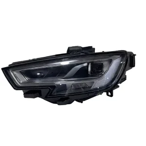 Used Original Matrix Full LED Headlights Pair for Audi A3 Facelift S3 RS3 Front Head Lamp