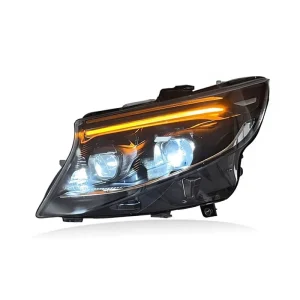V Class W447 VITO Headlight Assembly Upgrade & LED Daytime Running Lights 12V
