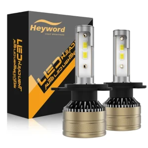 V16 3570 Chips H4 Auto 72W High Brightness White LED Headlight H13 Driving Light Bulb High Power Aluminum Material 12V