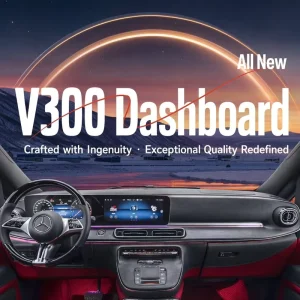 V300 Dashboard Ambient Light System for Mercedes Vito W447 LED Atmosphere Dual Screen Cockpit Upgrade Conversion Kit