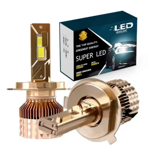 V38S 140W 13000LM 4070 Tri Color LED Headlight Bulb 12/24V Universal for Car Truck 3 Copper Tube Heat Constant Current Drive