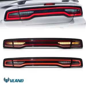 VLAND Factory Taillights With Sequential Tail Lamp 7th Gen Back Light for Dodge Charger
