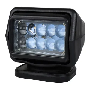 Vehicle Auxiliary 360 Degree Searchlight Rotating Remote Control 50W LED Search Light for Car Boat 4×4 Truck