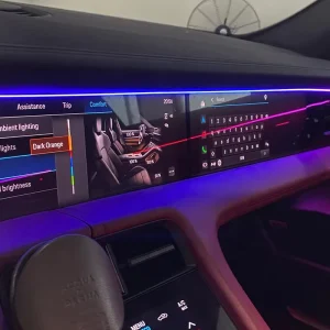 Vehicle Lamp Dynamic Color Changing Light Upgrade Direct Fit Dynamic Ambient Light for Porsche Taycan