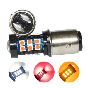 Vehicle Parts & Accessories Auto Interior Lighting Systems Baz15d 30led 3030 150degree 30smd Canbus Bulbs Fog Car Led Lights