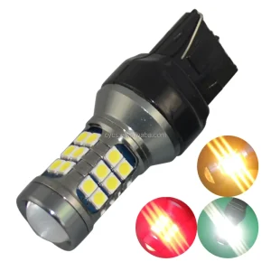 Vehicle Parts Accessories Auto Interior Lighting T20 7440 27SMD 27LED 3030 Super White Car LED Interior Turn Signal Reverse Bulb