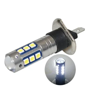 Vehicle Parts & Accessories Auto Lighting Systems White H1 15SMD 3030 15LED Car Interior & Convenience Bulbs Led Light Bulb