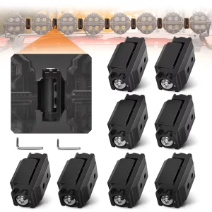 Vehicle Roof Light Brackets for Crosshair 5inch LED Pod Lights 8 Pack Aluminum Light Mounting Bracket