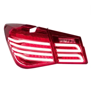 Veidt for 09 14 Chevrolet Cruze Tail Light Assembly Modified to Mercedes Style LED Running Lights Flowing Turn Signals