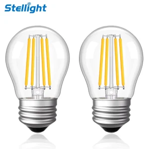 Vintage Edison Candelabra LED Bulb Energy Efficient E26/E27/C35 Electric Lamps with SMD Light Source for Garden Application