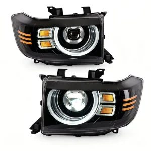 Vland 12V FT Car Lights for Land Cruiser LC70-LC79 LED Projector Headlamp Daytime Running Light Retrofit
