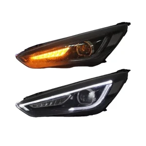 Vland Factory Head Light Sequential Turn Signal Front Lamp for Ford Focus Head Lamp