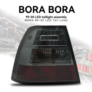 Volkswagen Bora Modified Upgraded Tail Lights with LED Brake Lights and Rear Assembly