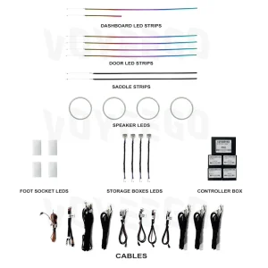 Voyeego Car Ambient Lighting Led Upgrade Interior Ambient Light for MG MG7 Ambient Light Car Interior