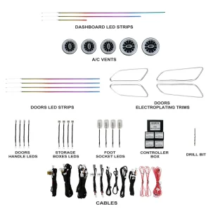Voyeego Factory Car Ambient Lighting Mercedes Gla A B Class Car Interior Lights