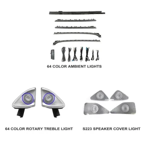 Voyeego Factory Car Ambient Lighting Mercedes S Class S223 3 Set Kit Car Interior Lights