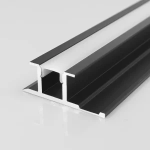 W12*H9.5mm LED Linear Light Aluminum Tile Trim Anodized Surface & T5 Temper Decorative Strip Light for 12mm Wall Tile