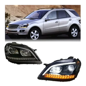 W164 M Class DRL LED Upgrade Headlights Turn Signal Head Lamp Modified Assembly Signal Auto Accessories for Benz