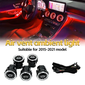W205 X253 Auto Interior Front Air Vent Turbine Outlet Ambient Light for Mercedes Benz C class GLC C coupe