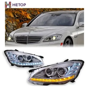 W221 Headlights S Class DRL LED Upgrade Turn Signal Head Lamp Modified Assembly Signal Auto Accessories for Benz