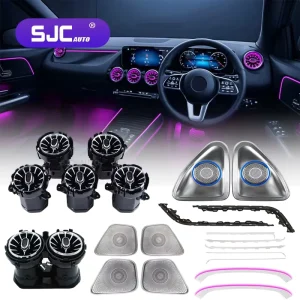 W247 LHD RHD Car Ambient Lighting for Mercedes-Benz B-Class GLA GLB X247 H247 Interior 64-Color LED Kit