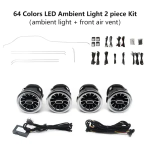 W447 Auto Lighting System Atmosphere Light 64 Colors LED Car Interior Ambient Light Kit Suitable for Mercedes Benz V class W447