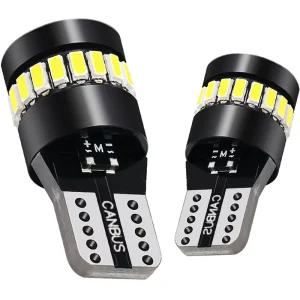 W5Wr T10 194 SMD LED Bulb White for Car Interior Light License Plate Kit 3014 CC