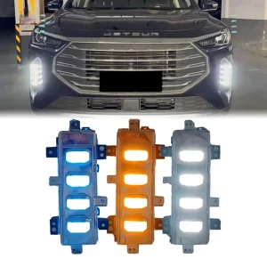 WINAUTO LED Daytime Running Front Bumper Fog Light for JETOUR X70 Zhuge Edition Plus Pro Modification Front Fog Lights
