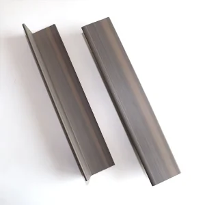 WPC Accessories Edge Trim Side Cover L Shape for Wood Plastic Composite Waterproof Grooved WPC Wall Cladding End Decking Board