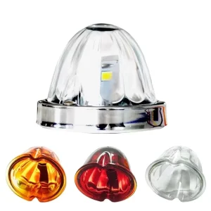 WTTG Car Decorative Lamp Truck LED Light Rotating Glass Watermelon Light For Truck Marker Light
