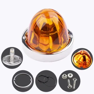 Watermelon Lights 1156 1157 LED Truck Signal Light Truck Side Marker Light with Glass Lens