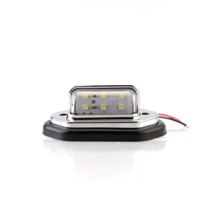 Waterproof 12-24V Truck LED License Plate Lights Bright LED Side Lamp Car Modification Parts for Lorry