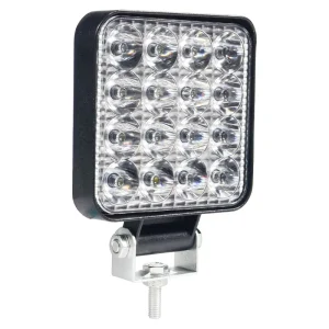 Waterproof 48W Tractor Truck Square LED Work Light Mini Driving Lights for Vehicle Auto Offroad LED Work Light