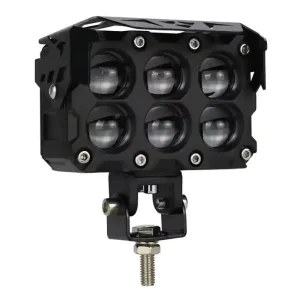 Waterproof 70W LED Motorcycle Headlight Double Color 6 High Brightness Beads High Low Beam System Accessories