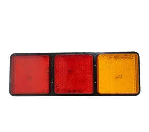 Waterproof ADR 10-30V Rectangle Truck Trailer Boat Tail Lamps LED DI Stop Tail Reverse Lighting
