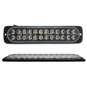 Waterproof Amber White Red Blue Green 7.5 Inches 24LED Emergency Truck Side Marker Warning Strobe Light Grille Strobe LED Light