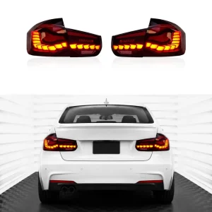 Waterproof Dustproof LED Tail Light Assembly for BMW 3 Series F30 F35 Plug and Play 12V Dual Voltage