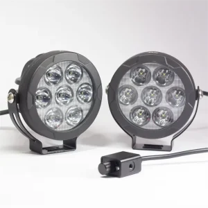 Waterproof Harness Fog Light Switch 4.5 Inch Spotlight Auxiliary Light for Motorcycles Plug and Play